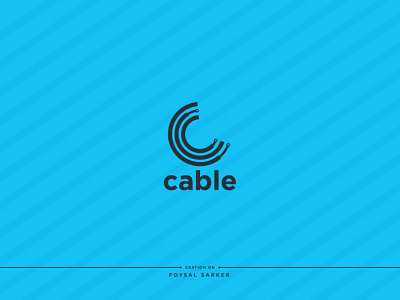 Cable Logo 2d design business logo clean creative design concept graphic design logo logo design modern unique wordmark logo