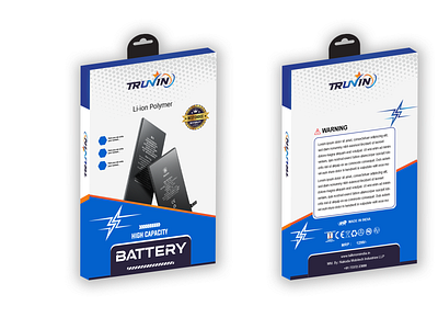 MOBILE BATTERY PACKAGING battery packaging box packaging design branding design graphic design label design mobile packaging packaging packaging design product packaging typography