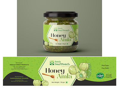 JAR LABEL DESIGN amla packaging design amla product label branding design food packaging design graphic design green packaging design illustration illustrator label label design labels logo minimal product label design packaging packaging design product design product label design typography vector