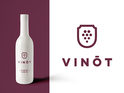 Vinot branding logo packaging vineyard wine