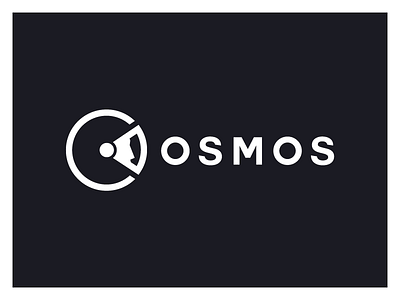 Cosmos Logo astronaut cosmos logo space