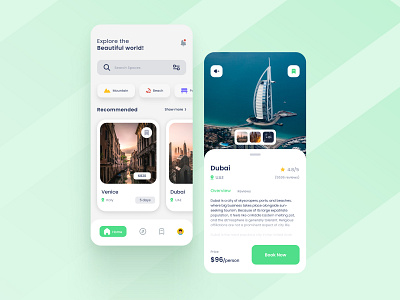 Travel App Design UI/UX graphic design travel ui ux visual