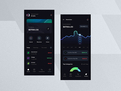 Finance app Ui concept app design finance app graphic design interface product design ui ux wallet app