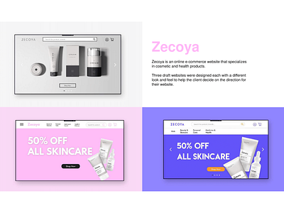 Zecoya - Online Store branding design graphic design illustration logo typography ui ux vector
