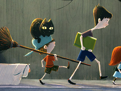 The Cat Knows charles santoso illustration