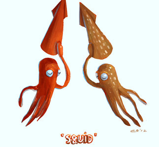 Squid charles santoso daily random word doodles