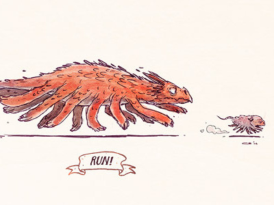 Run! charles santoso daily random word doodles