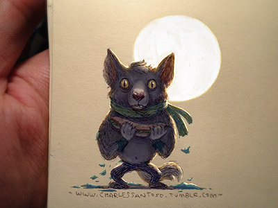 Mr. Lil Wolfman charles santoso halloween sketch