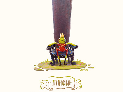 Throne charles santoso daily random word doodles illustration personal