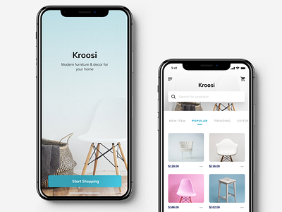 Furniture app design concept app design ui design