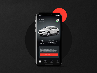 Car maintenance app app design ui ui design