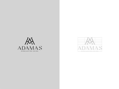 ADAMAS LOGO branding diamond identity logo