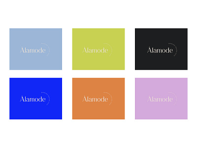 Àlamode brand branding design dress fashion logo graphic design identity logo mark type typography women