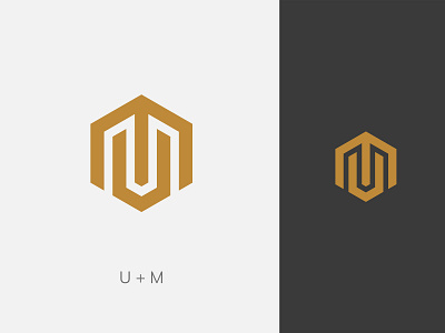 Daily Logo #1. Logomark U + M.