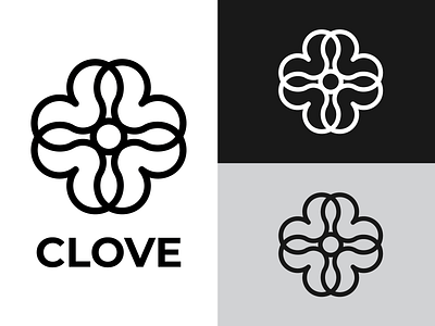 Сlover+Love LOGOTYPE branding design designer identity logo logotype love symbol vector