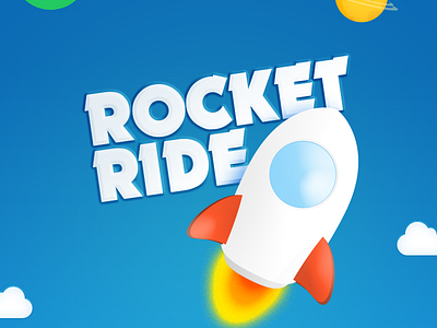 Game Redeisgn game main redesign rocket screen sky
