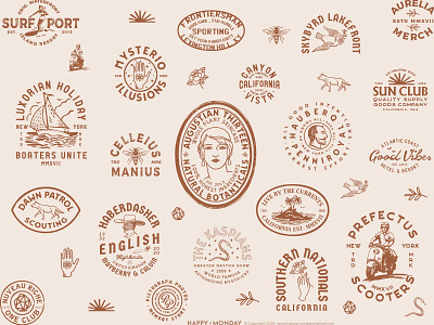 VintageBrand Logo Badge Explorations