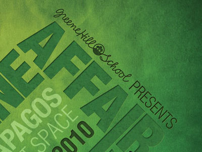 The Greene Affair 2010 green layout paper texture typography