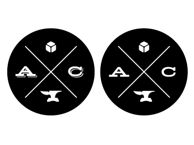 Artisan Créatif Logo Concept 6 & 7 circle hellenic wide initials logo logo concept slab serif