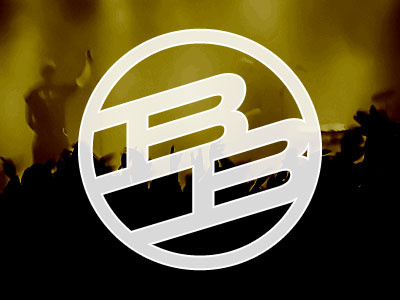 Backbeat Monogram Unified Shape crest monogram music logo