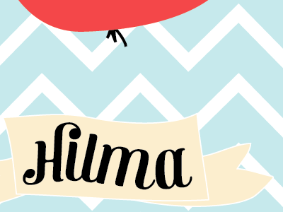 Print for my friends baby girl named Hilma.