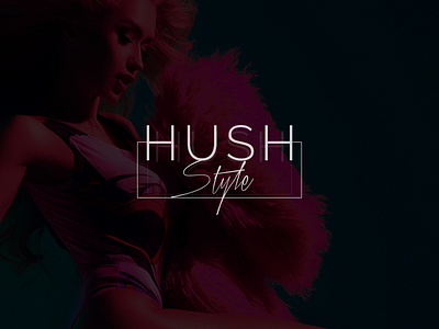 Hush Style Logo branding font hush identity lettering logo logotype style typography