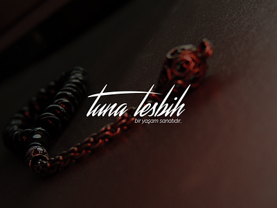 Tuna Tesbih Logo branding calligraphy identity lettering logo logotype type typography