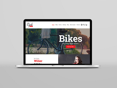 Website Design- Wireframe to Final Product bikes design graphic design home page interface landing page mockup scrolling shop page uiux website wireframe