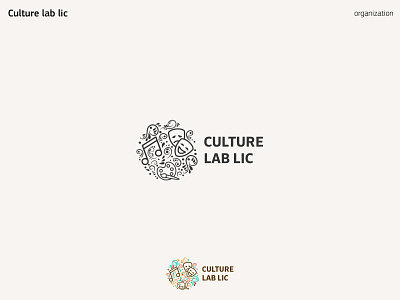Culture Lab lic branding icon logo logo design logotype mark minimal typography