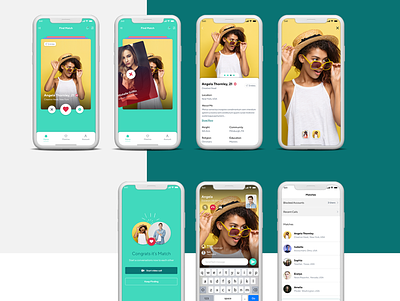 Vepye - Dating App app datingapp matches mobile app development ui uidesign uiux