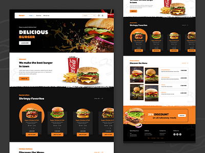 Food delivery website