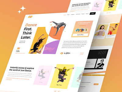 Dance Classes - Learning App & Website Layout branding daily inspiration dance dance website design dribbble graphic design inspiration logo mockup trendy ui uidaily uidesign uiux ux ux design website website development websitedesign