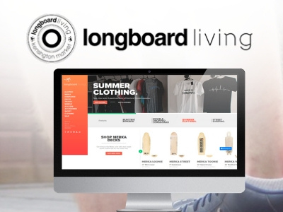 Longboard Living ecommerce ecommerce website