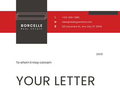business brand letterhead branding colorpalette graphic design grey letterhead professional red