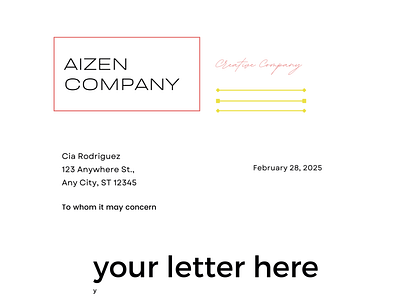 letterhead2 business branding business graphic design letterhead minimlistic professional simple