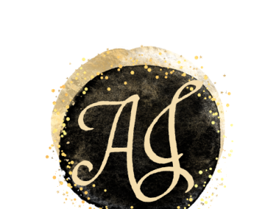 black and gold logo