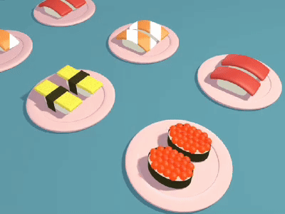 sushi rotation