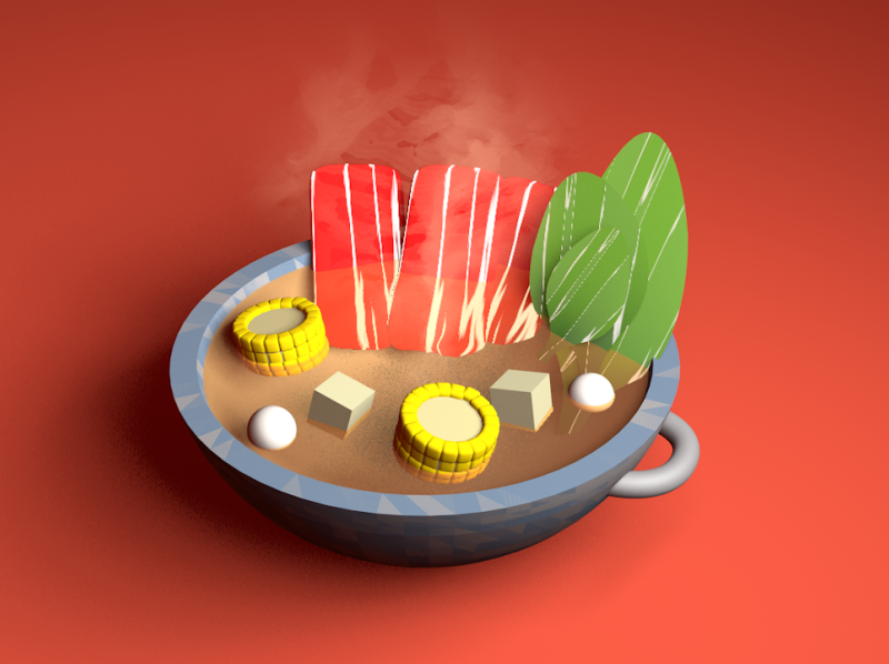 Original 3d Self Heating Hot Pot Prototype Template Download on Pngtree