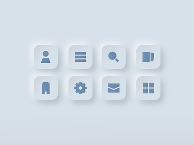 Minimalist Skeuomorphic Icon