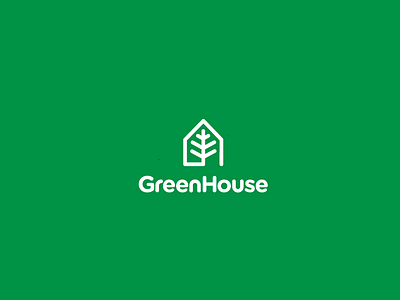 GreenHouse g green h house logo monogam