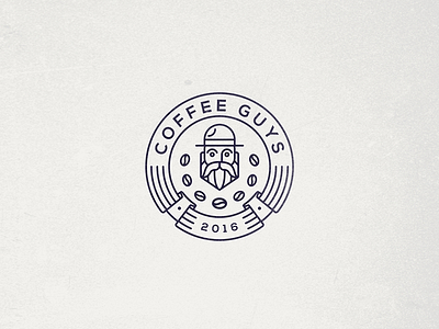 Coffee Guys coffee face logo