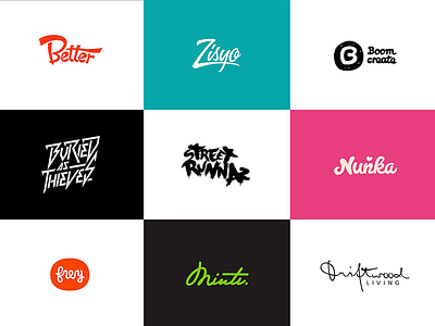 Lettering logos v.1