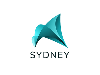 SYDNEY ( redesign ) australia blue brand branding city logo logotype sydney