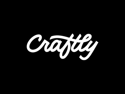 Craftly design designer greattype handtype handwritten lettering logo logotype script sketch style type
