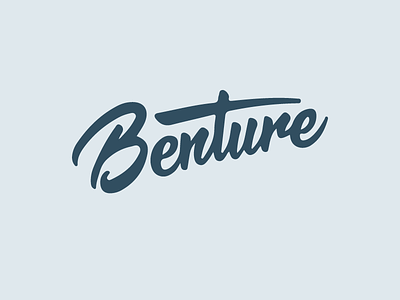 Benture vol.2 bestoflettering calligram greattype handtype handwritten lettering logo logotype script sketch style type