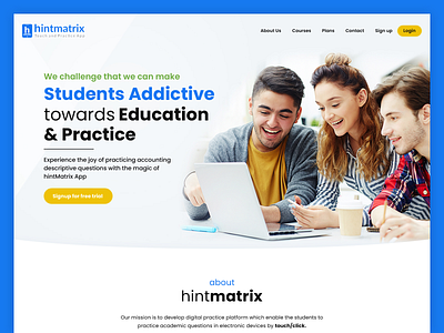 hintmatrix - accounting practice branding design development mobile ux