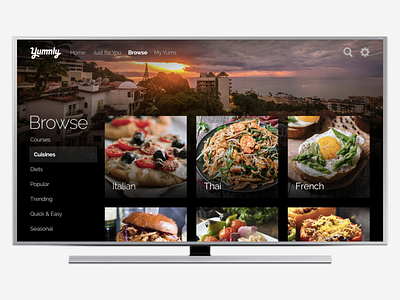 Yummly for Apple TV