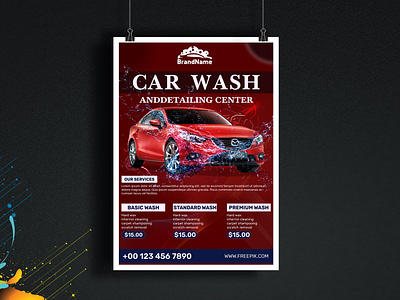 CAR WASH FLYER DESIGN