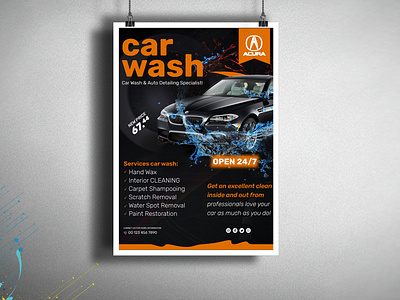 CAR WASH FLYER DESIGN