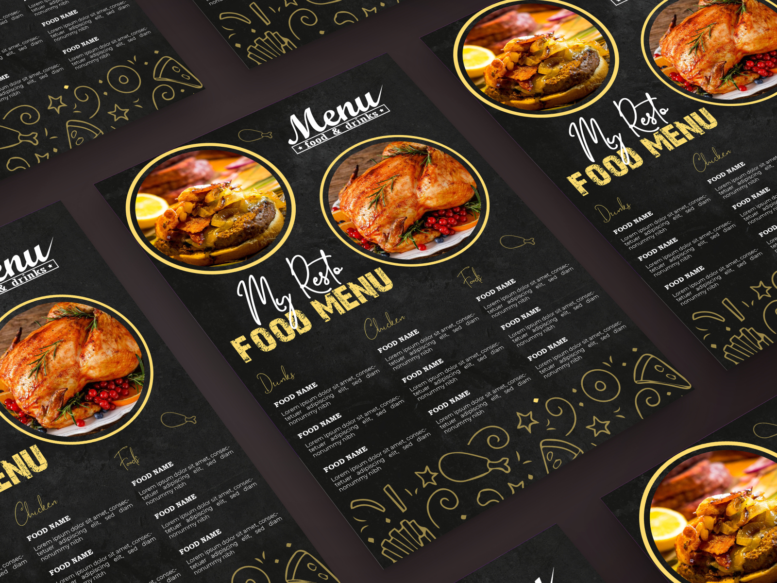 FOOD MENU DESIGN by kamrul huda on Dribbble